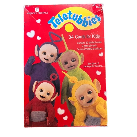 American Greetings Other - Vintage 90s Teletubbies Valentine Cards